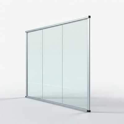 Giá tốt. Nhôm Soliding văn phòng kính ngăn tường trên hỗ trợ cho một kính trực tuyến