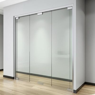Giá tốt. Single Glazed Aluminium Frame Glass Partition Wall with Sound Insulation 30-42dB and Top Supported Manually Operated Design trực tuyến