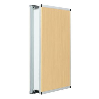 Giá tốt. Fireproofing Acoustic Partition Wall with 6061-T6 Aluminum Alloy Frame and High Pressure Laminate Board trực tuyến