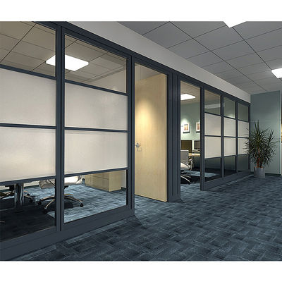Panoramic Glass Removable Partitions, Office Glass Partition With Aluminum Frame (Phân kính toàn cảnh có thể tháo rời, Phân kính văn phòng có khung nhôm)