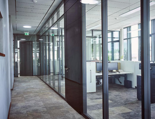 Giá tốt. Tăng nhiệt trượt khung nhôm kính tường phân vùng cho các bức tường dự án văn phòng trực tuyến