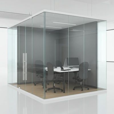 Giá tốt. Bức tường văn phòng hiện đại nhìn đầy đủ Bức tường phân vùng kính văn phòng trực tuyến