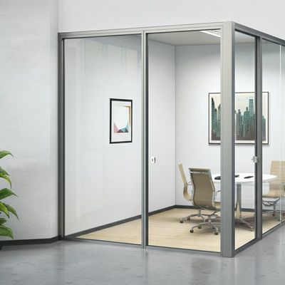 Khung nhôm Phân kính hai văn phòng kính tường phân vùng cho phòng họp