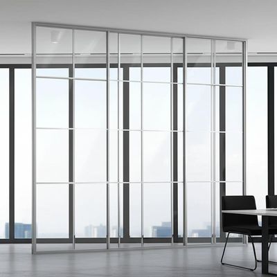 Giá tốt. Office Glass Partition Wall with 108mm/90mm Thickness Up to 3000mm Height and 1200mm Grid Width for Aluminum Frame trực tuyến