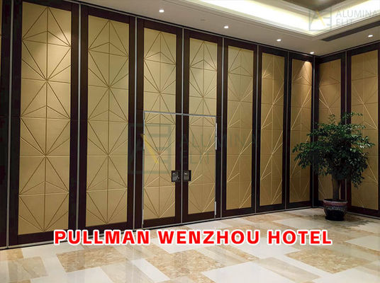 Giá tốt. Khách sạn Pullman Ôn Châu: Vách ngăn di động âm học dạng mô-đun dày 105CM, Đánh giá STC 42-56dB và Lực bịt kín 800N trực tuyến